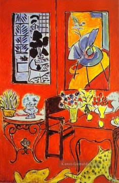  Matisse Werke - Große rote Innen abstrakte Fauvm Henri Matisse